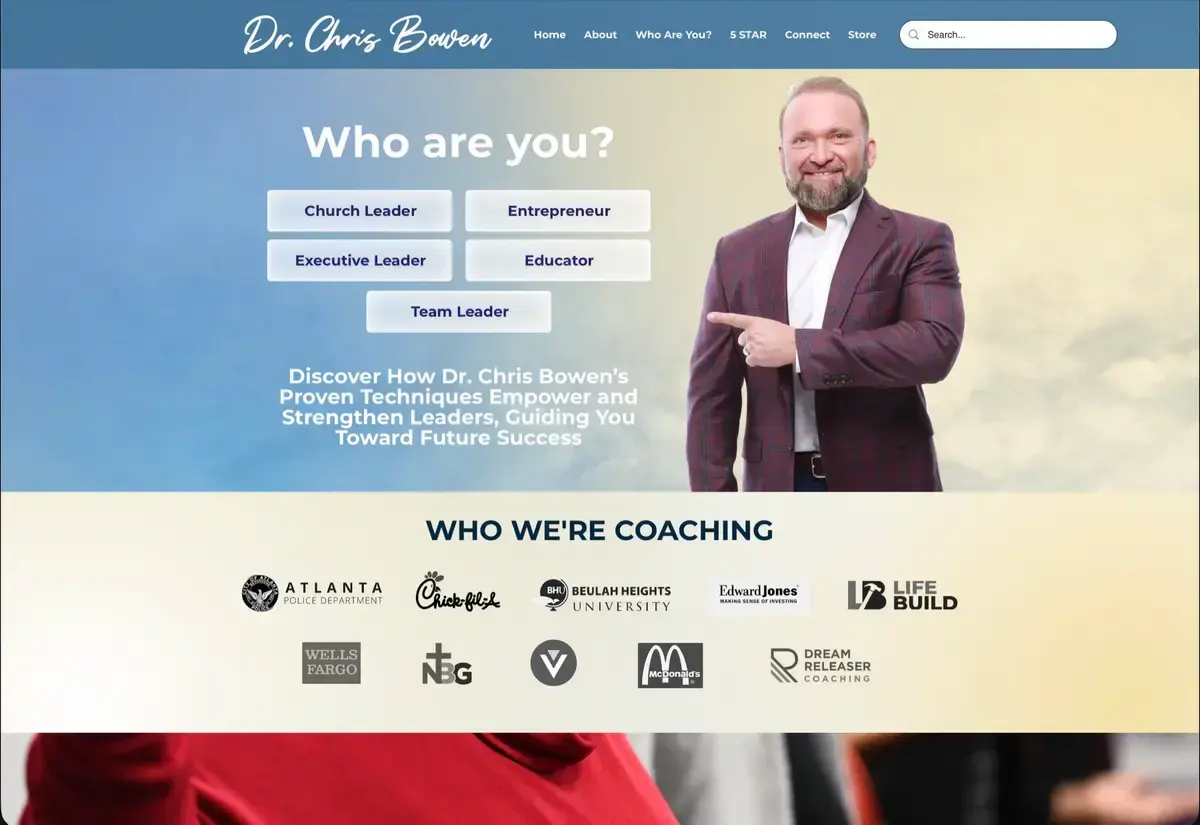 Dr. Chris Bowen brand and website